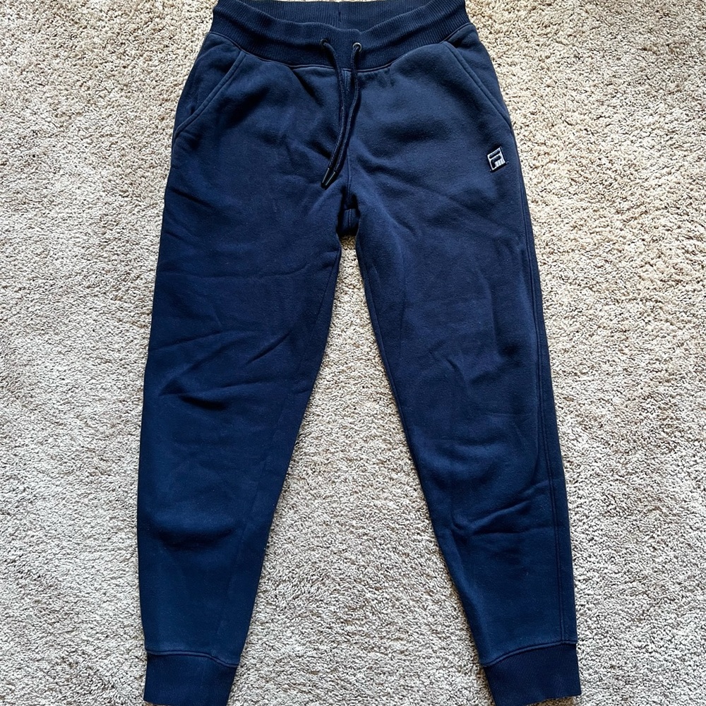 Fila joggers navy blue size small